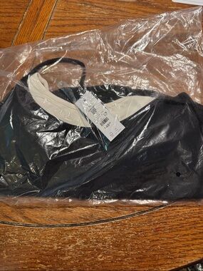 Garage Black and White Active Layered Tank